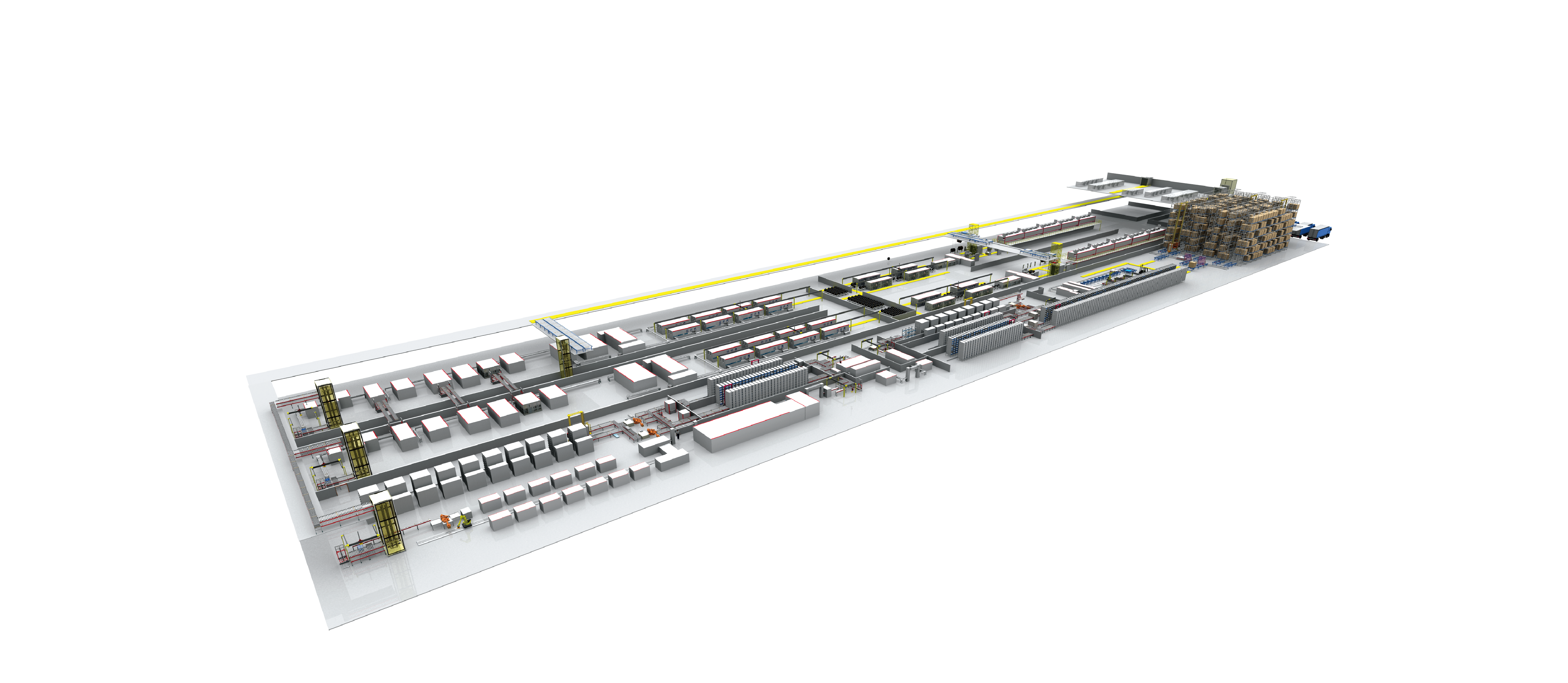 Logistics Solutions for of Li-ion Battery Whole Line